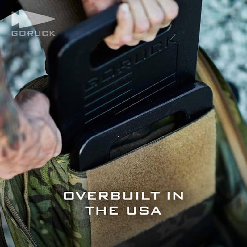 GORUCK Ruck Plate – USA Made Weight for Rucking, Strength & Fitness, Fits with Rucker & Ruck Plate Carrier – 10LB, 20LB, 30LB, 45LB - Image 2